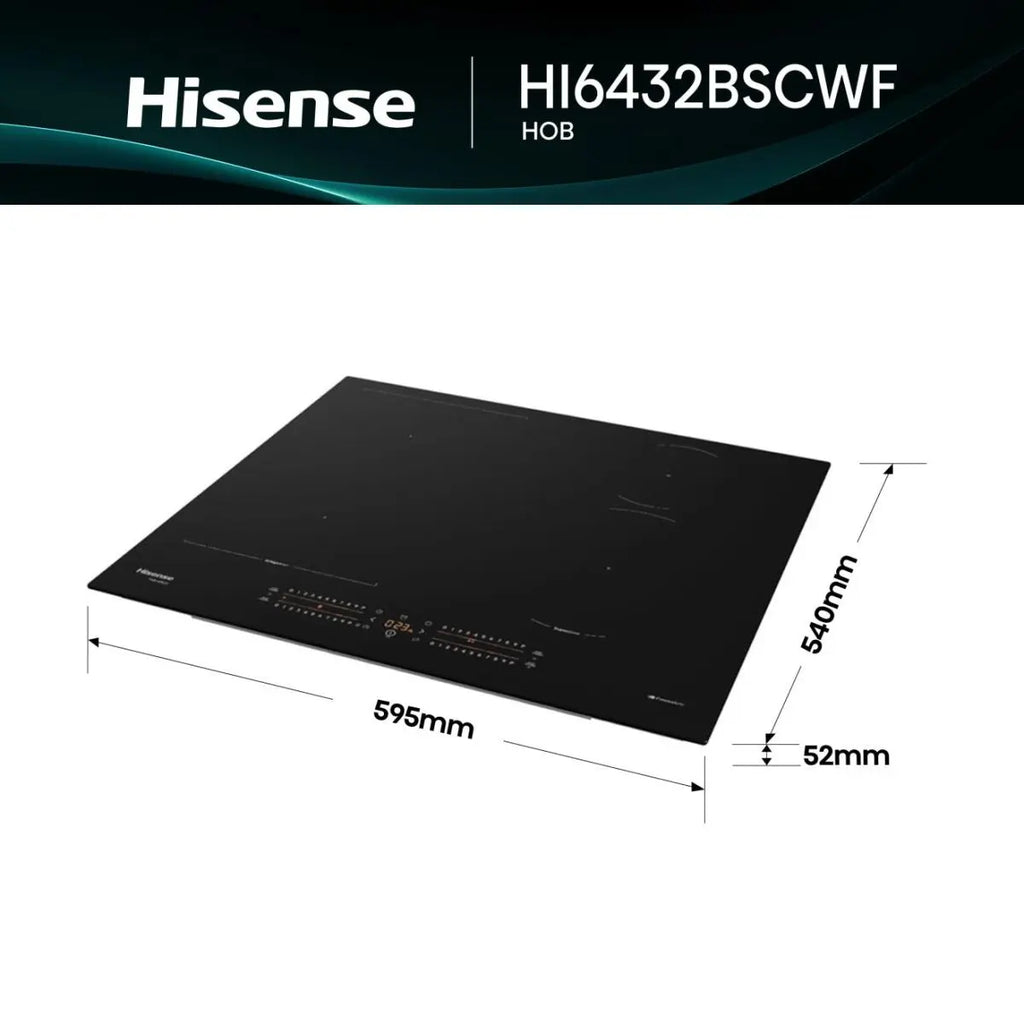 Hisense Hi6 Indukcijska kuhalna plošča, 60 cm HI6432BSCWF