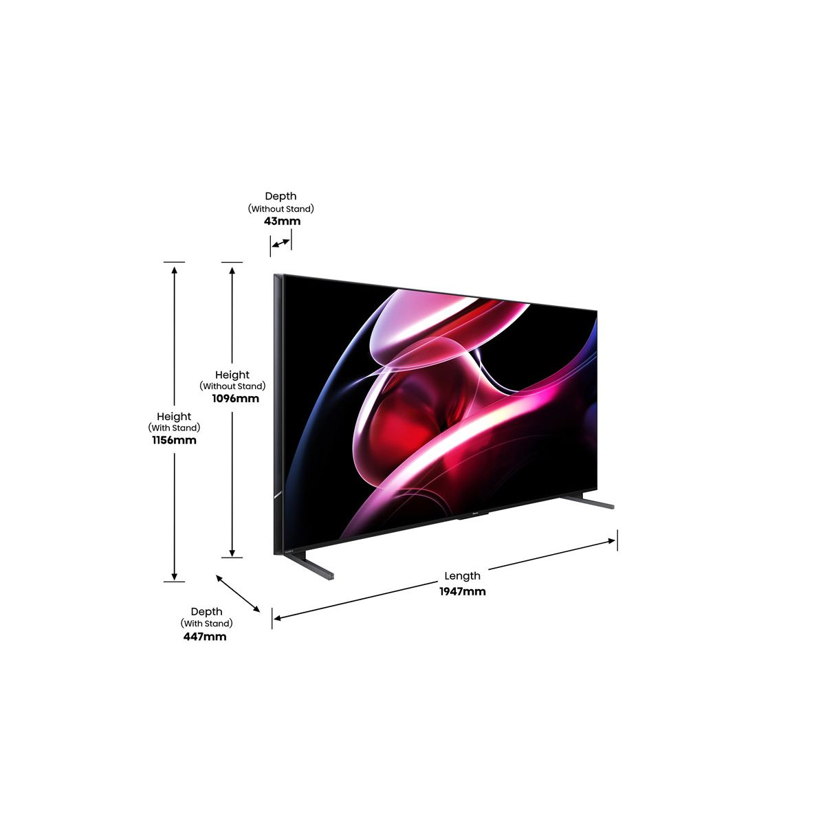 Hisense 85UXKQ Mini-LED Smart TV, 85" (215 cm), 4K UHD