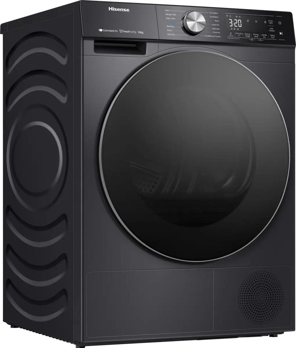 Hisense 5S Samostoječi sušilni stroj s toplotno črpalko, 10 kg DH5S102BB
