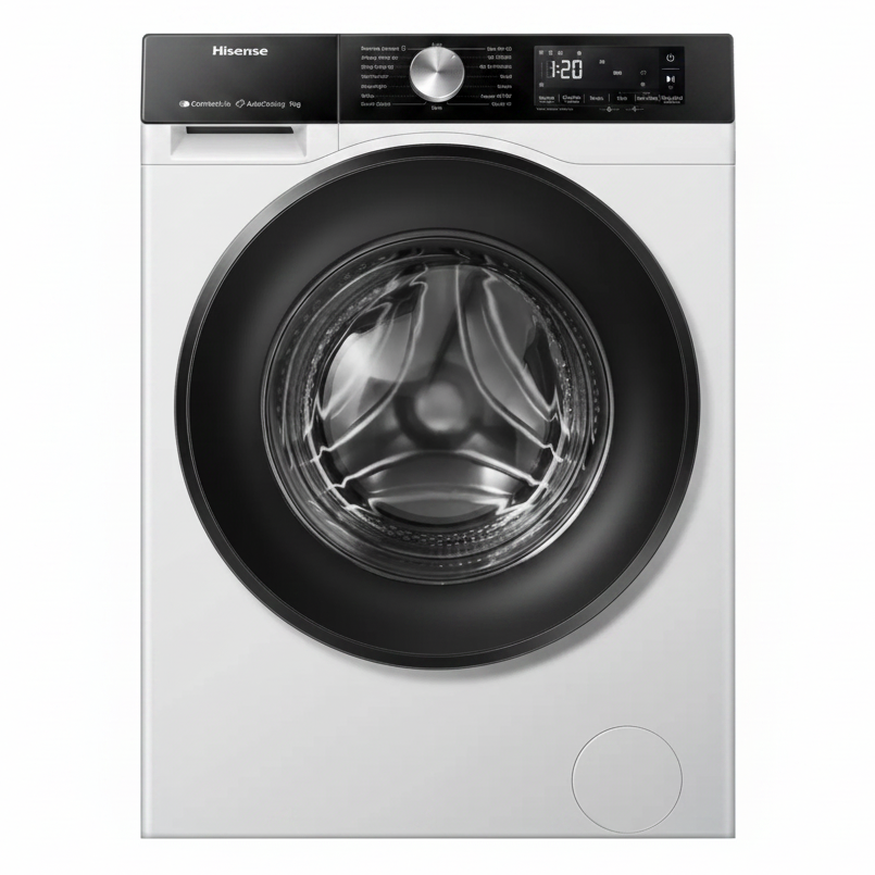 Pralni stroj Hisense s funkcijo Auto Wash, 9 kg WF3S9045BW3
