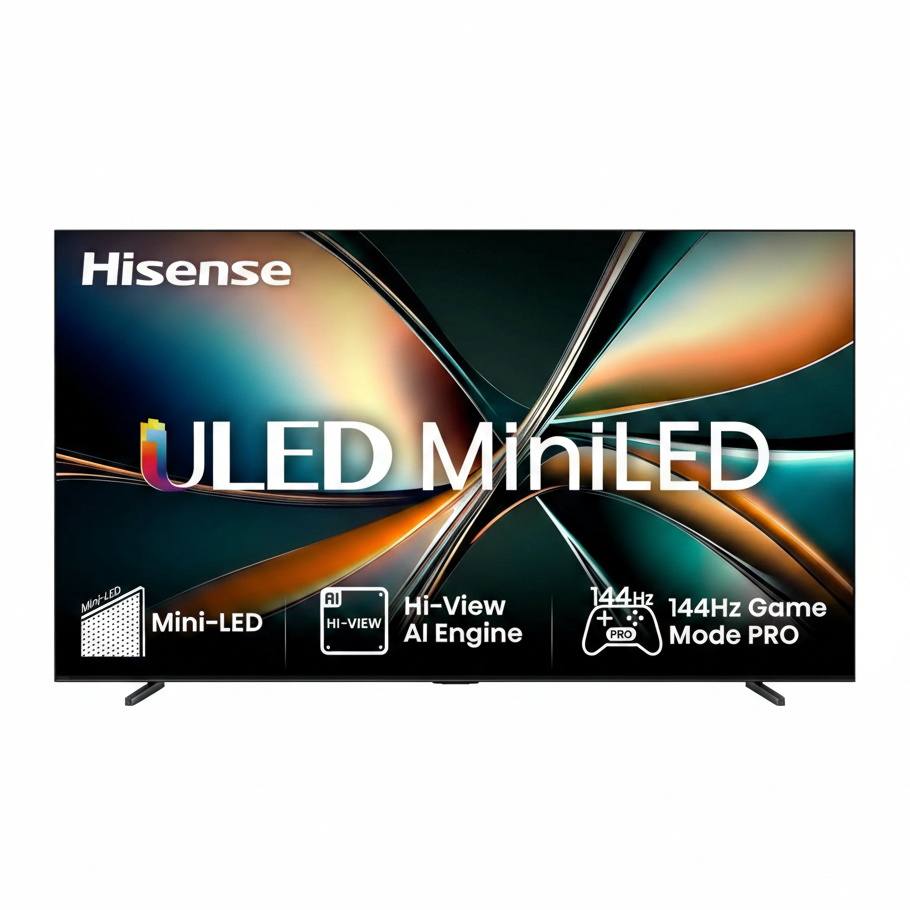 Hisense ULED MiniLED Smart TV s kvantnimi pikami in 165Hz igranjem, 100" 100U7Q