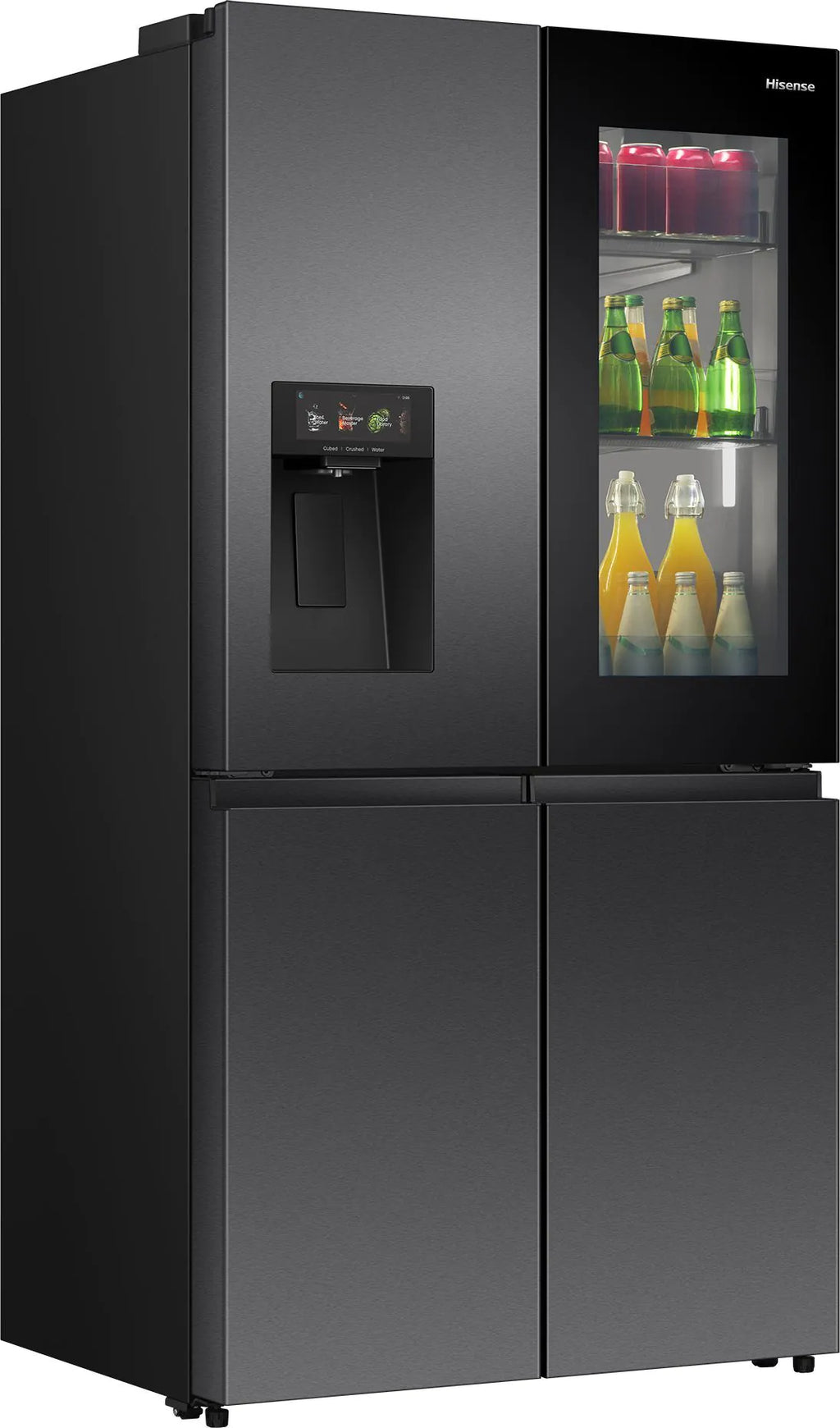 Prostostoječi štirivratni hladilnik Hisense, 615 l RQ600P7SKE